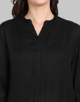 Midnight Charm Kurta with Smocked Back Set of 2