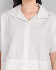 Classic White Boxy Cotton Shirt