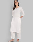 Maya White Breeze Kurta Set of 2