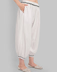 Samiya White kurta with harem pant Set of 2