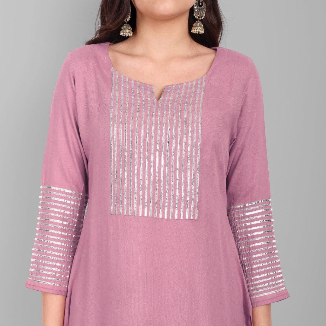 Pink Kurta Sets for Women Online