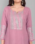 Pink Kurta Sets for Women Online