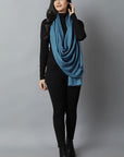 Blue Cashmere Pashmina Stole