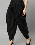Black Cotton Dhoti Pants Online
