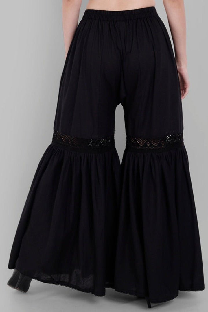 Black Gharara Pants