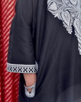 Kashmiri Embroidered Black Phiran
