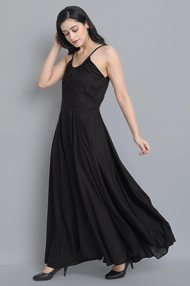 knee length dresses for ladies Linnea White Eyelet Long Sleeve Maxi Dress