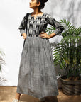 Black & White Maxi Dress