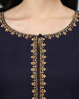 Blue Jehlum Kurta Pants Set