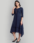 Blue Mul Cotton Hunter Dress