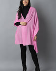 Candy Pink Cashmere-Pashmina Stole