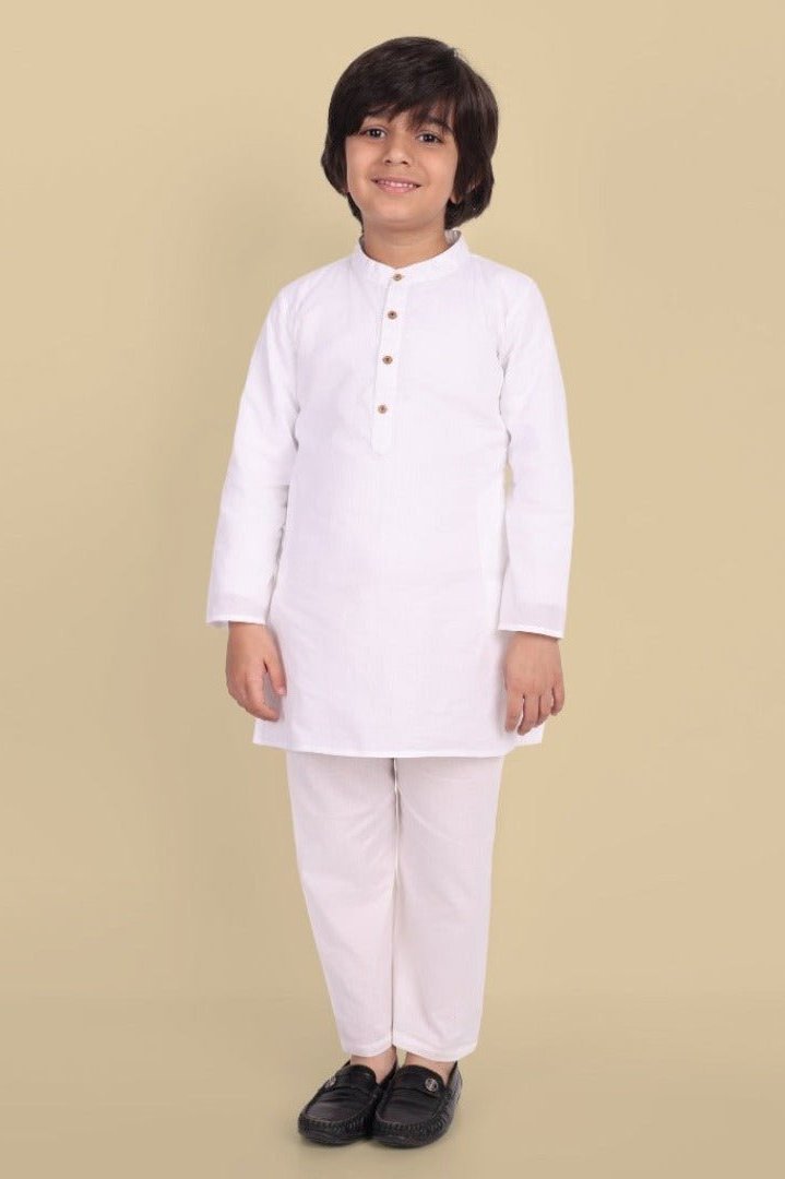 Classic White Kurta Pajama