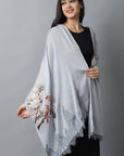 Buy Gray Bird Pashmina Cashmere Stole