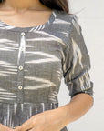 Ikat Knee-length Dresses for Women
