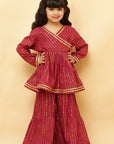 Wheat Gharara and peplum