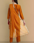 Handcrafted Mustard Co-Ord - Set of 3
