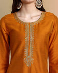 Handcrafted Mustard Co-Ord - Set of 3