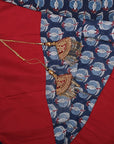 Indigo Kalidaar Cotton Skirt For Girls