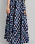 Indigo Kalidaar Skirt