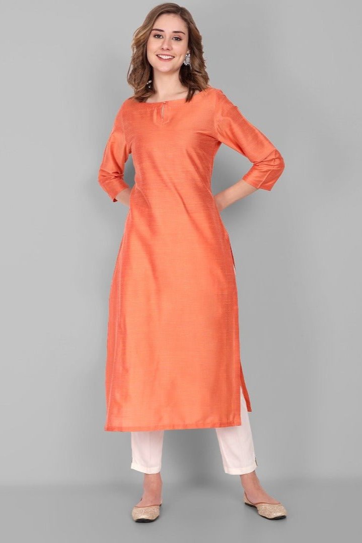 White Cotton Straight Pant with Pockets - Mera Rang