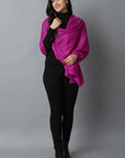 Maroon Magenta Cashmere-Pashmina Stole