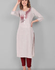 Maroon Cotton Silk Pant with Pockets - Mera Rang