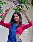 Nadira Pink Silk Blouse