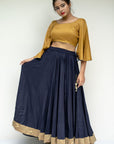 Navy Blue Ethnic Skirt