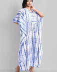 Shibori Print Cotton Kaftan