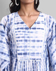 Shibori Print Cotton Kaftan