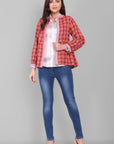 Gray Short Overlay Shrug