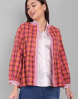 Gray Short Overlay Shrug