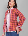 Gray Short Overlay Shrug