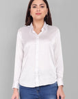 Gray Soft Satin Shirt
