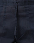 Dark Slate Gray Straight Fit Navy Drainpipe Pants