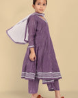 V-Neck Kaasni Anarkali with Dupatta - Mera Rang