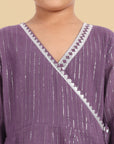 V-Neck Kaasni Anarkali with Dupatta - Mera Rang