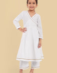 V-neck Offwhite Angrakha Style - Set of 3 - Mera Rang