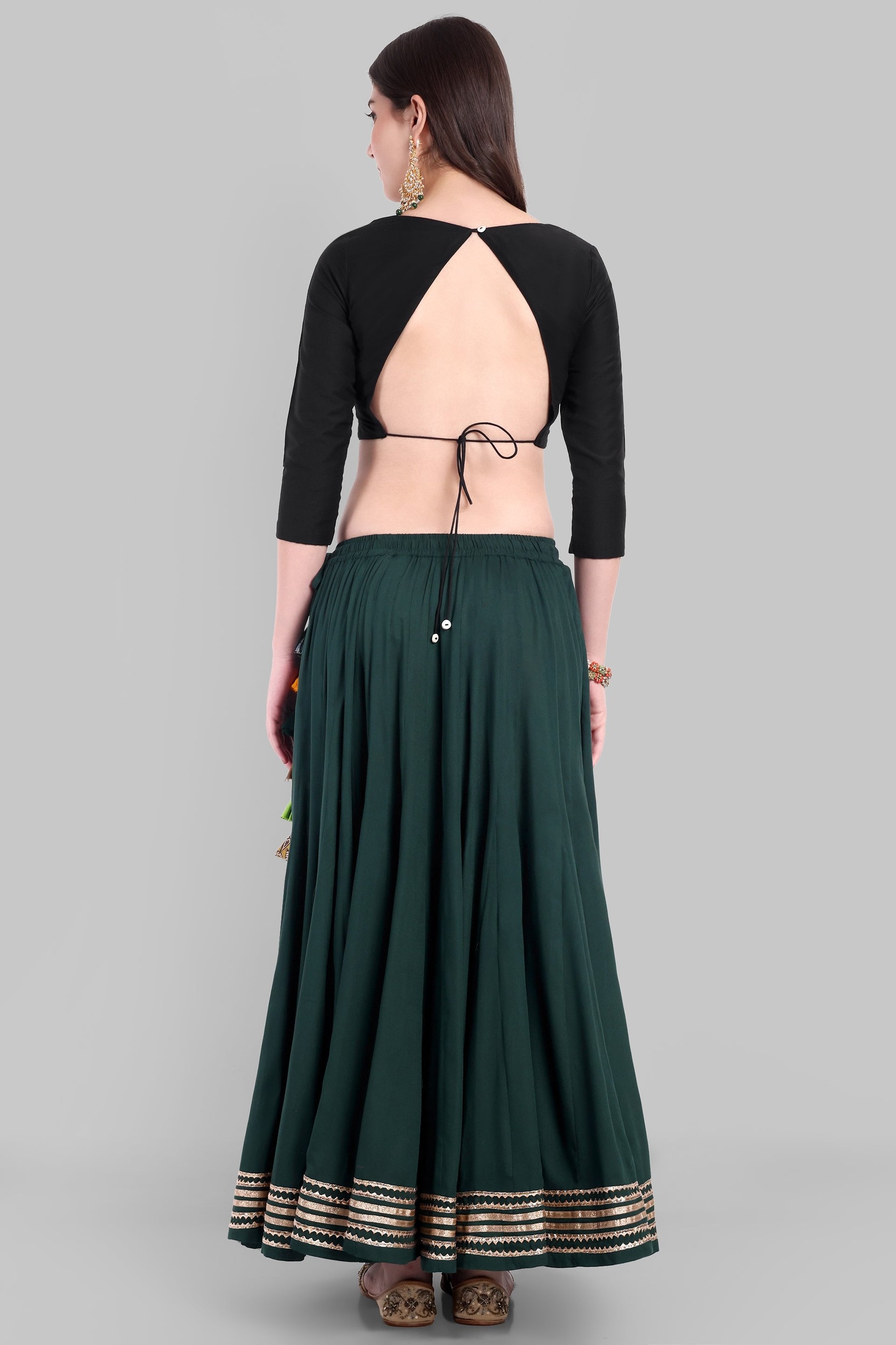 Black Silk Blouse