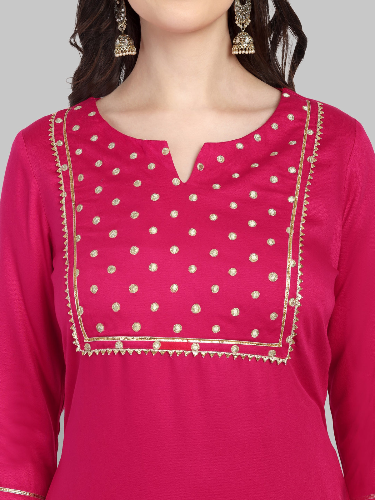 Viscose Silk Long kurta Set of 3