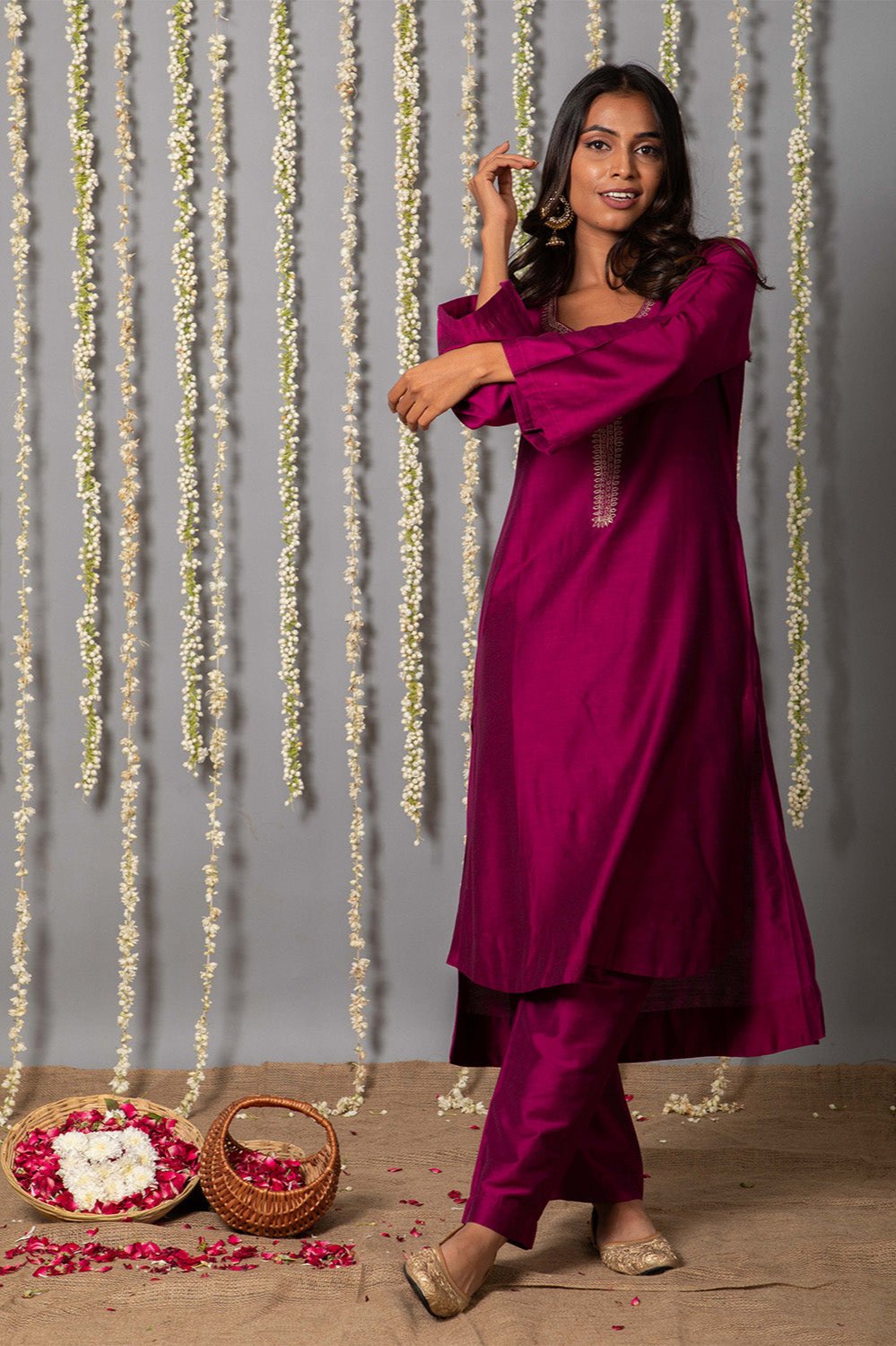 Buy Stylish Purple Kurta Sets