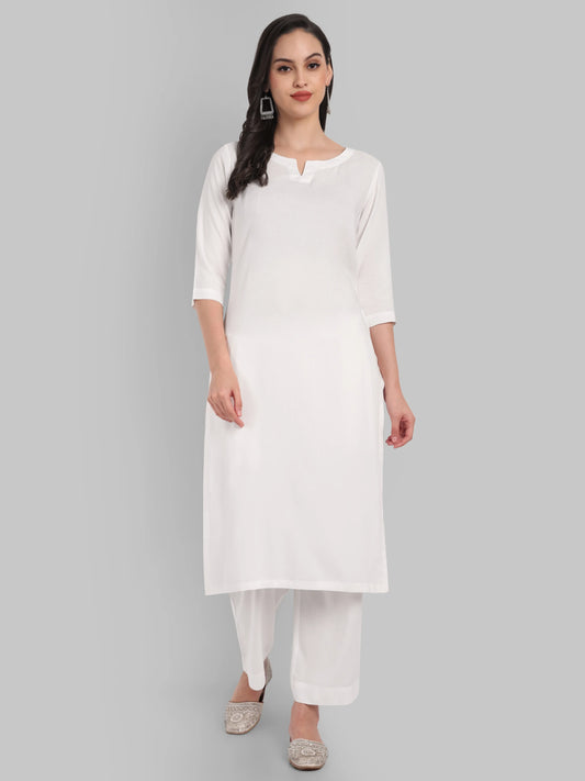 Maya White Breeze Kurta Set of 2
