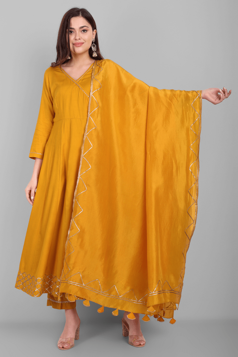 Angrakha Kurta Set For Women
