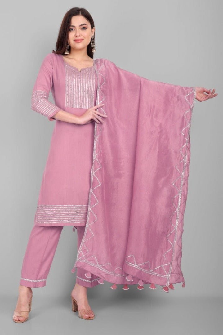 Buy Pink Kurta Sets for Women Online in India