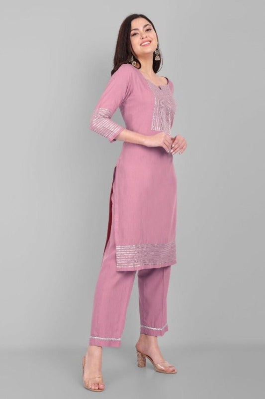 Pink Kurta Set