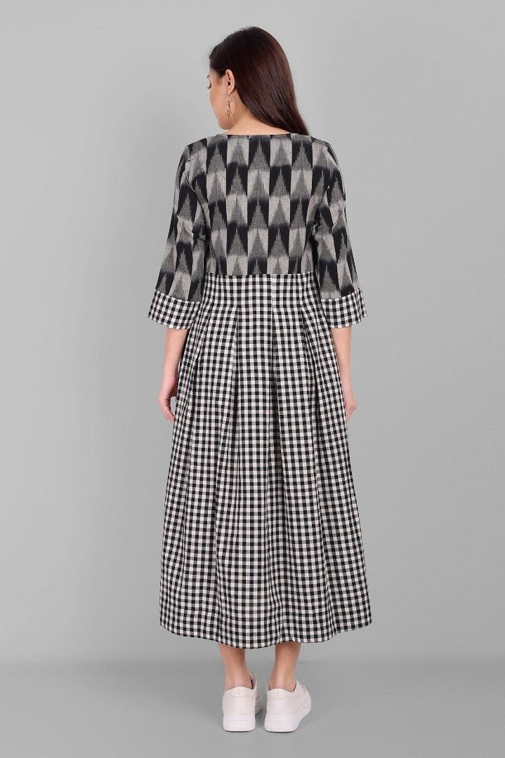 Black &amp; White Maxi Dress Online