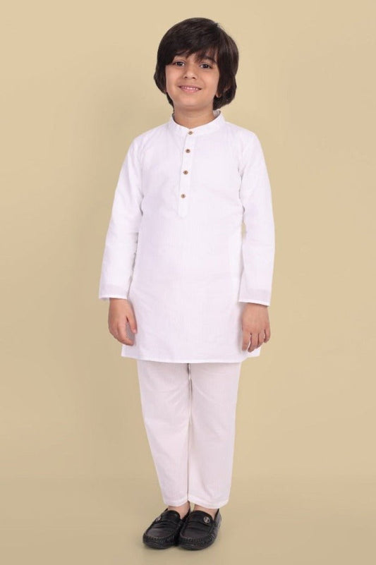 Classic White Kurta Pajama
