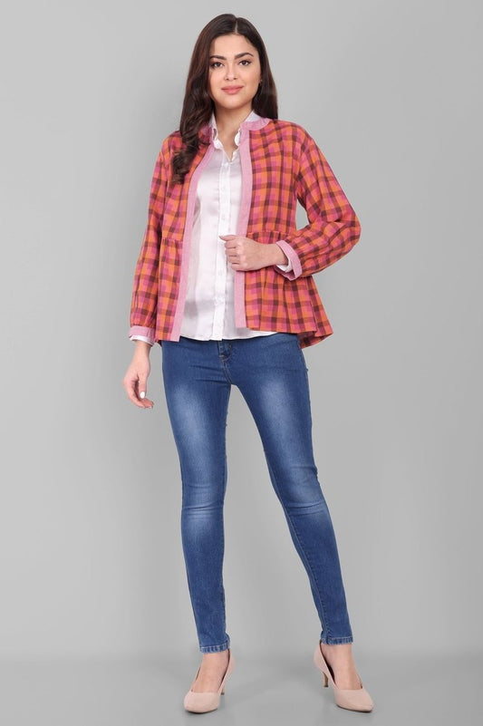 Gray Short Overlay Shrug