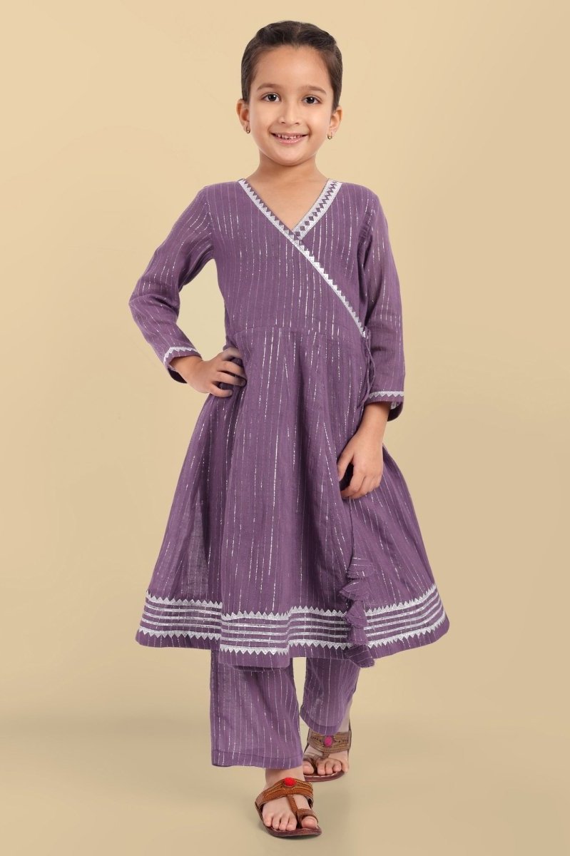V-Neck Kaasni Anarkali with Dupatta - Mera Rang
