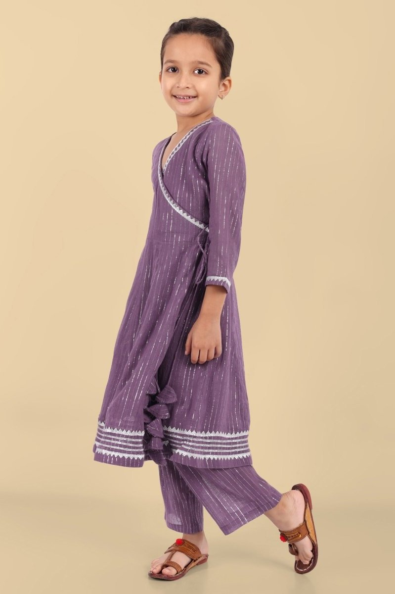 V-Neck Kaasni Anarkali with Dupatta - Mera Rang